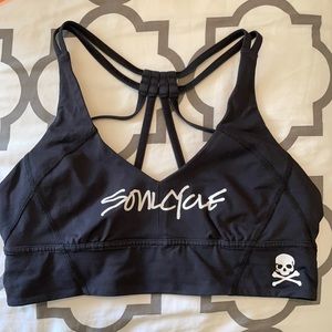 Black soulcycle lululemon bra 10